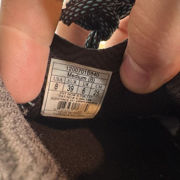 Brooks Cascadia 5 Women's 8‎ B Trail Running Shoe Brown Blue Lace Up Sneakers - Picture 8 of 8